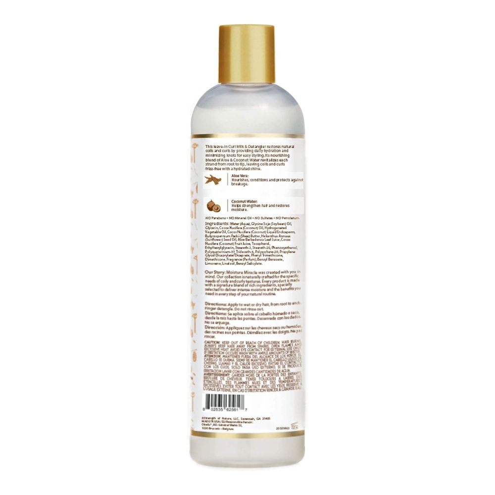 African Pride Moisture Miracle Aloe & Coconut Water Curl Milk & Detangler