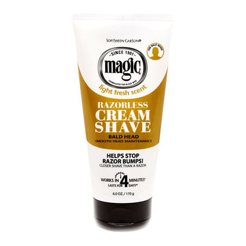 Magic Razorless Cream Shave Smooth For Bald Head Maintenance
