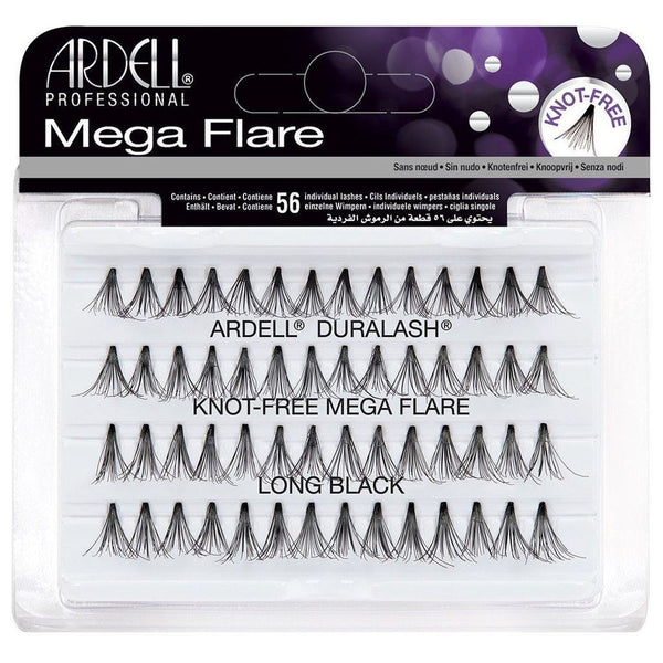 Ardell Mega Flare Individual Knot Free Short Black Lashes