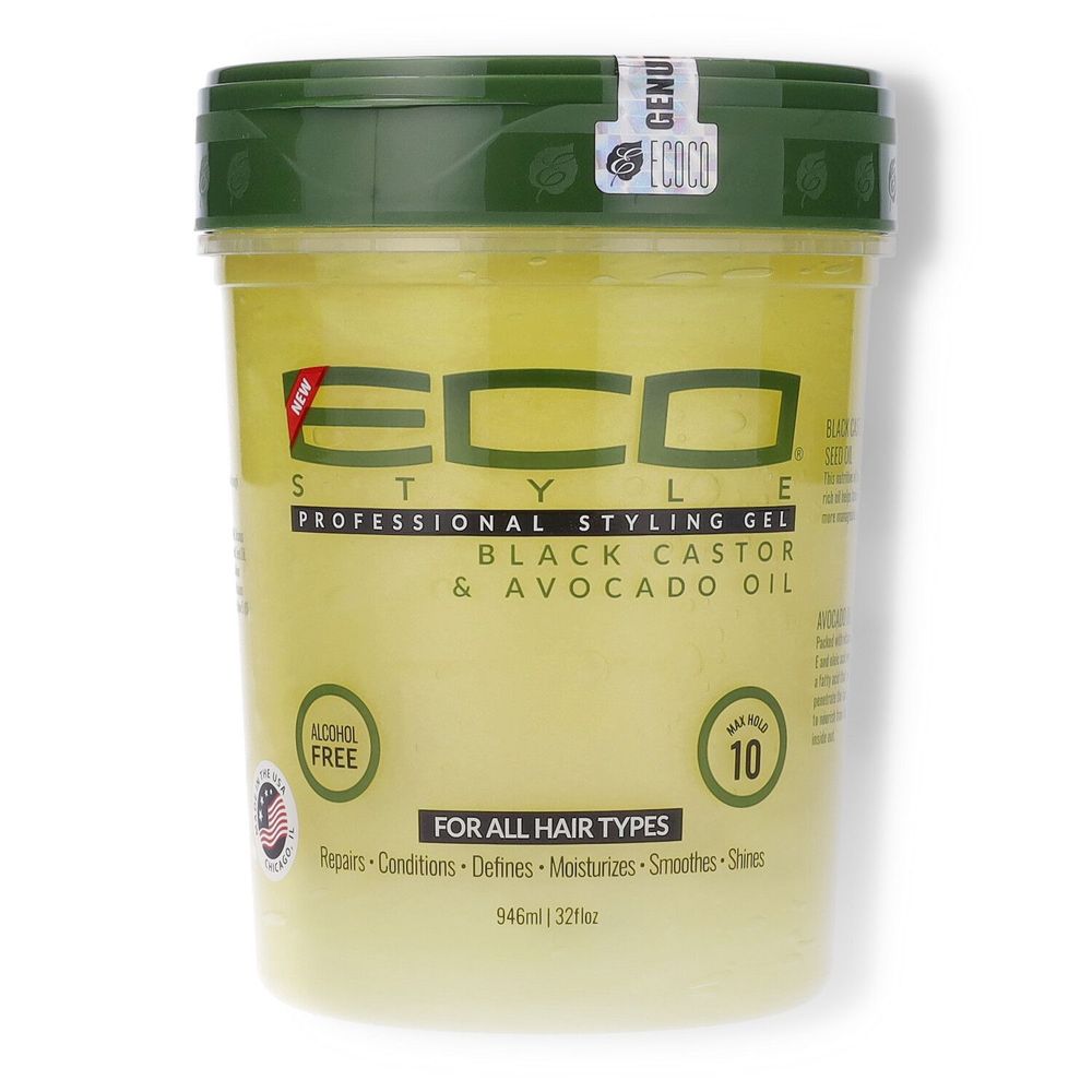 Eco Styler Black Castor And Avocado Oil Gel