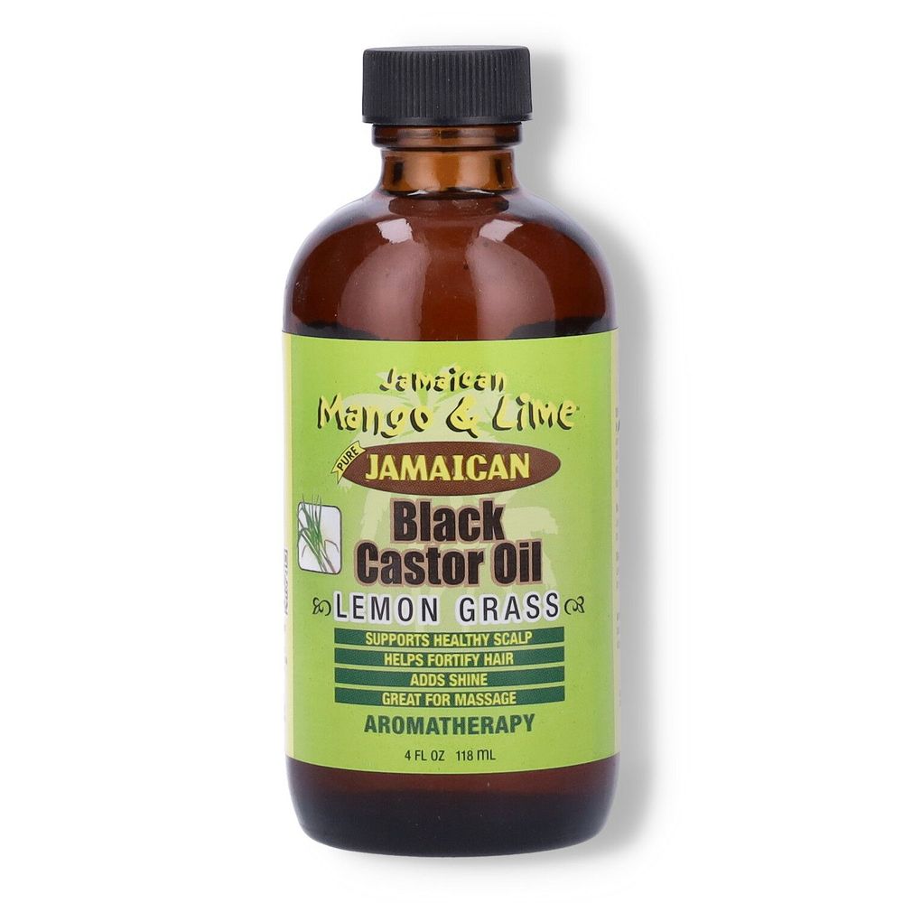 Jamaican Mango & Lime Black Castor Oil lemon Grass