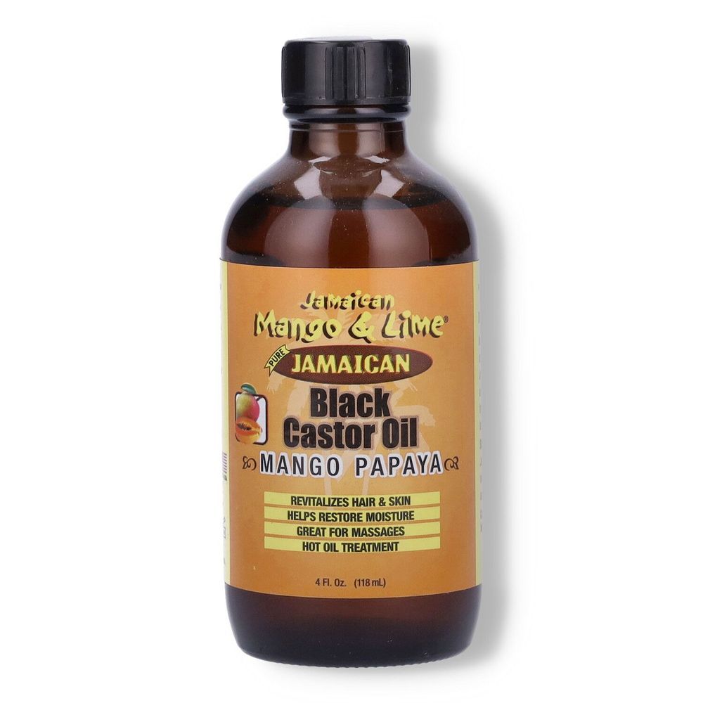 Jamaican Mango & Lime Black Castor Oil mango Papaya