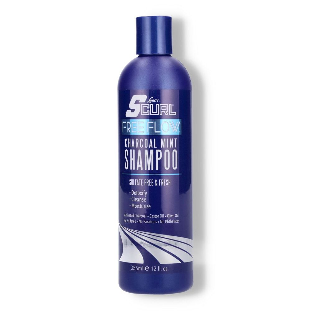Luster's SCurl Free Flow Charcoal Mint Shampoo
