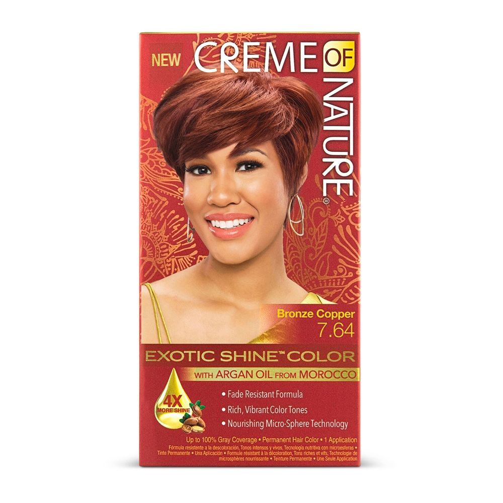 Creme Of Nature Exotic Shine Permanent Hair Colour With Argan Oil