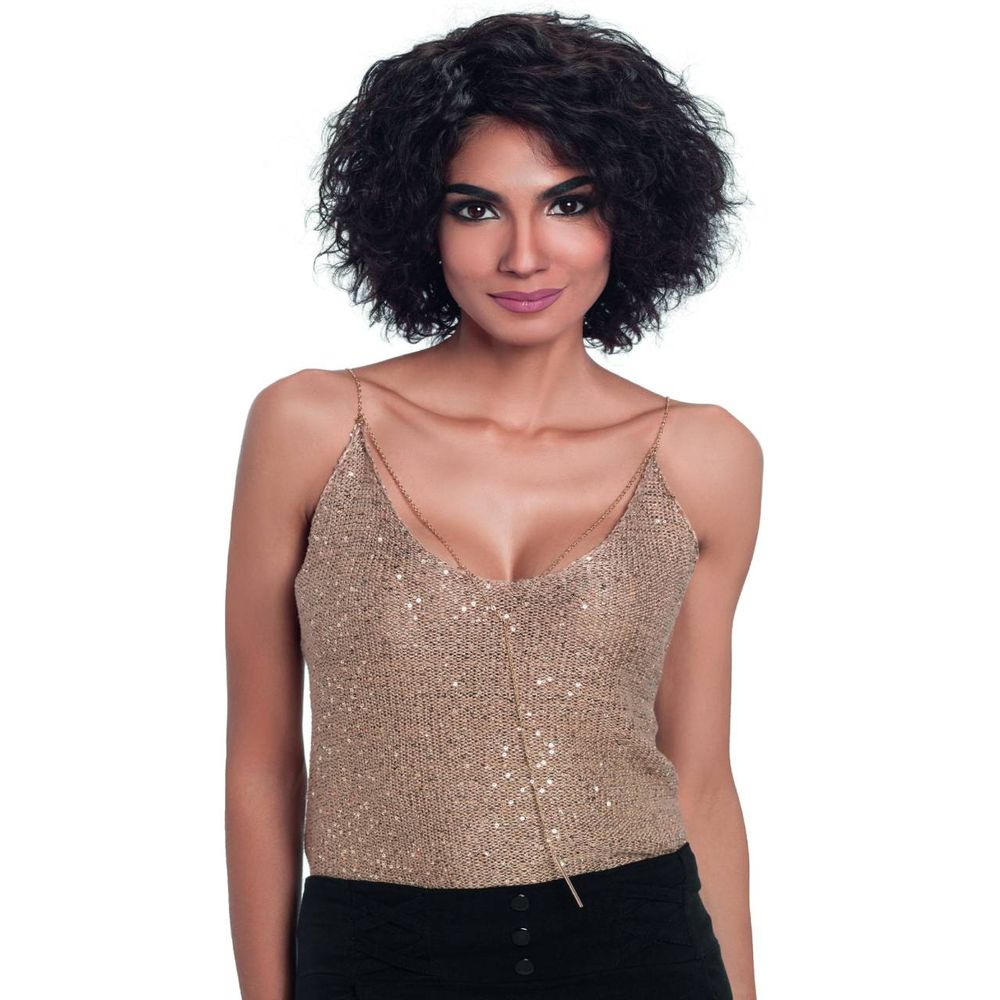 Sleek Virgin Gold Brazilian Camilli Wig