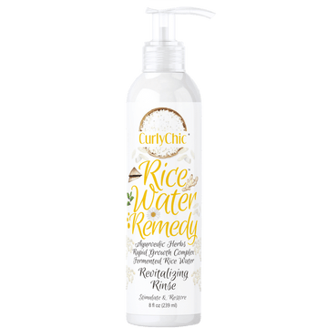 CurlyChic Rice Water Remedy Revitalizing Hair Rinse Spray