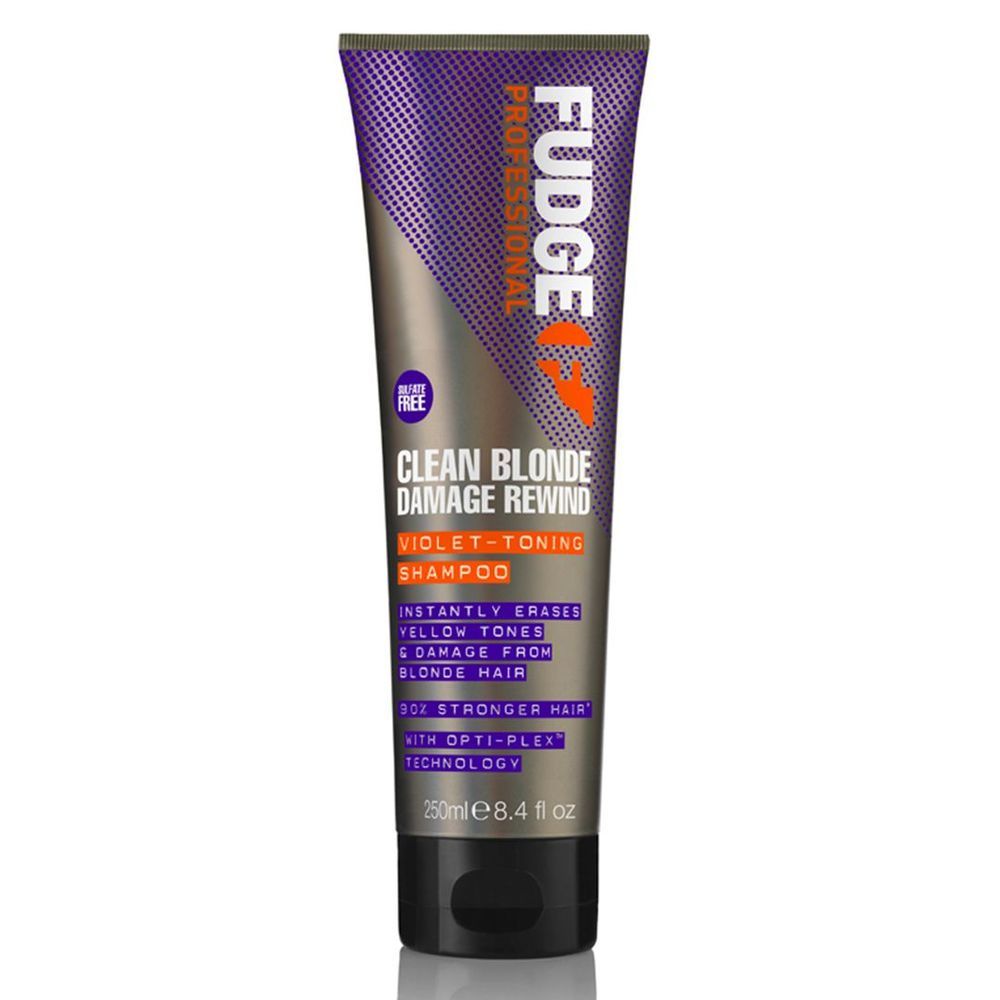 Fudge Clean Blonde Damage Rewind Violet Toning Shampoo