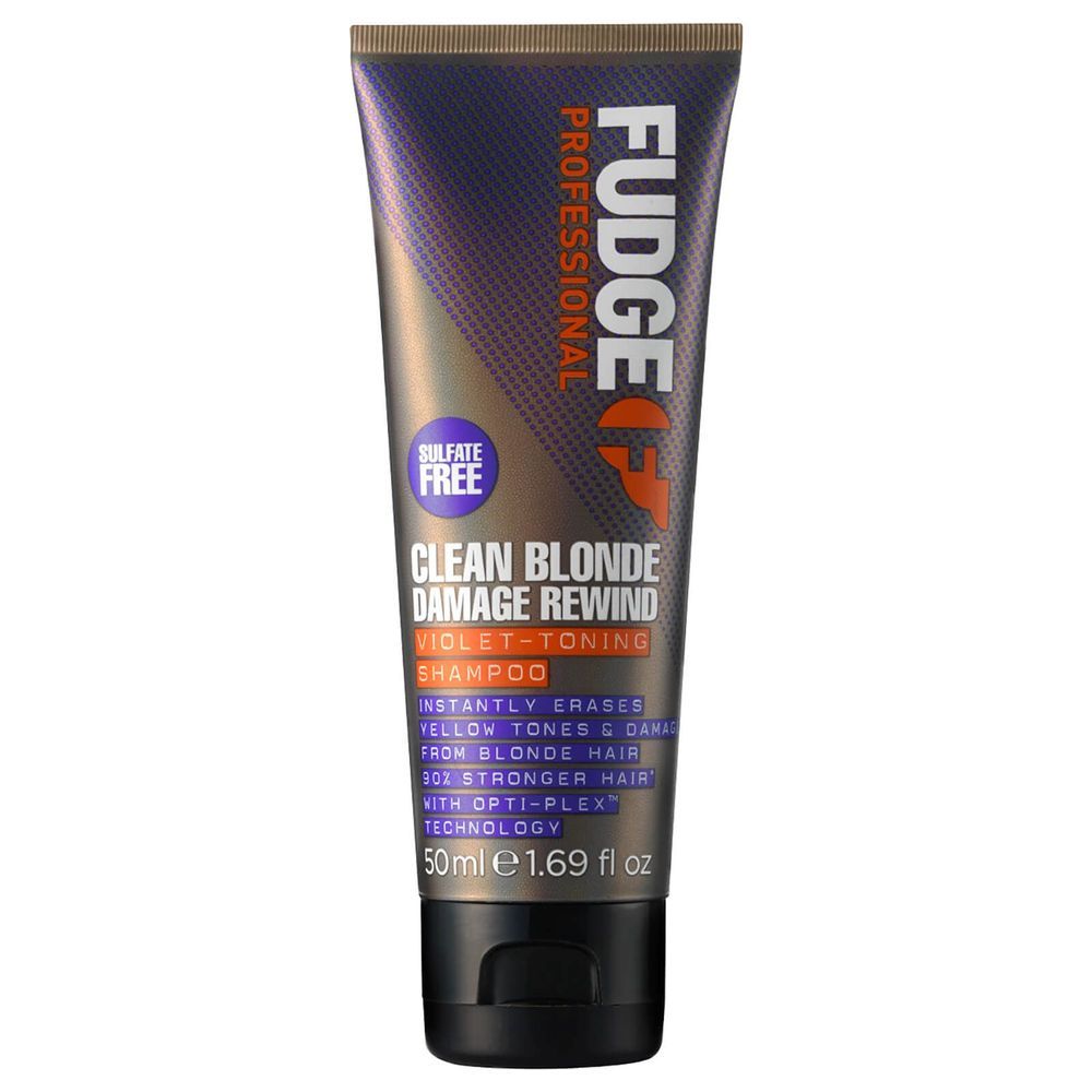 Fudge Clean Blonde Damage Rewind Violet Toning Shampoo