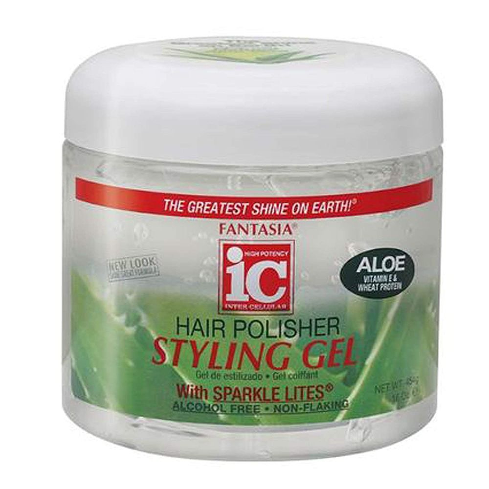IC Fantasia Hair Polisher Styling Gel With Sparkle Lites Clear