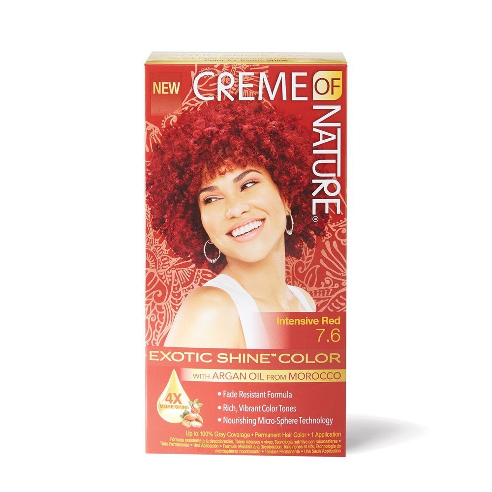 Creme Of Nature Exotic Shine Permanent Hair Colour With Argan Oil