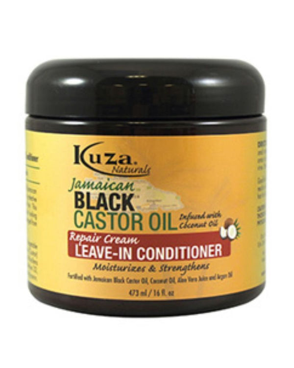 Kuza Naturals Jamaican Black Castor Oil Repair Cream Leave-In Conditioner