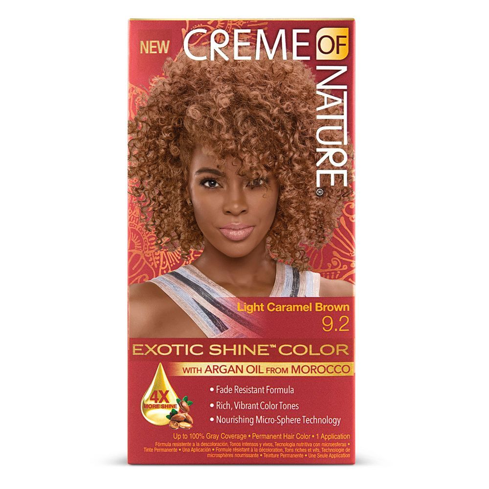 Creme Of Nature Exotic Shine Permanent Hair Colour With Argan Oil