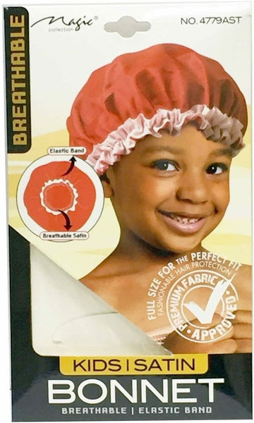 Magic Collection Kids Satin Bonnet Assorted Color 4779ast
