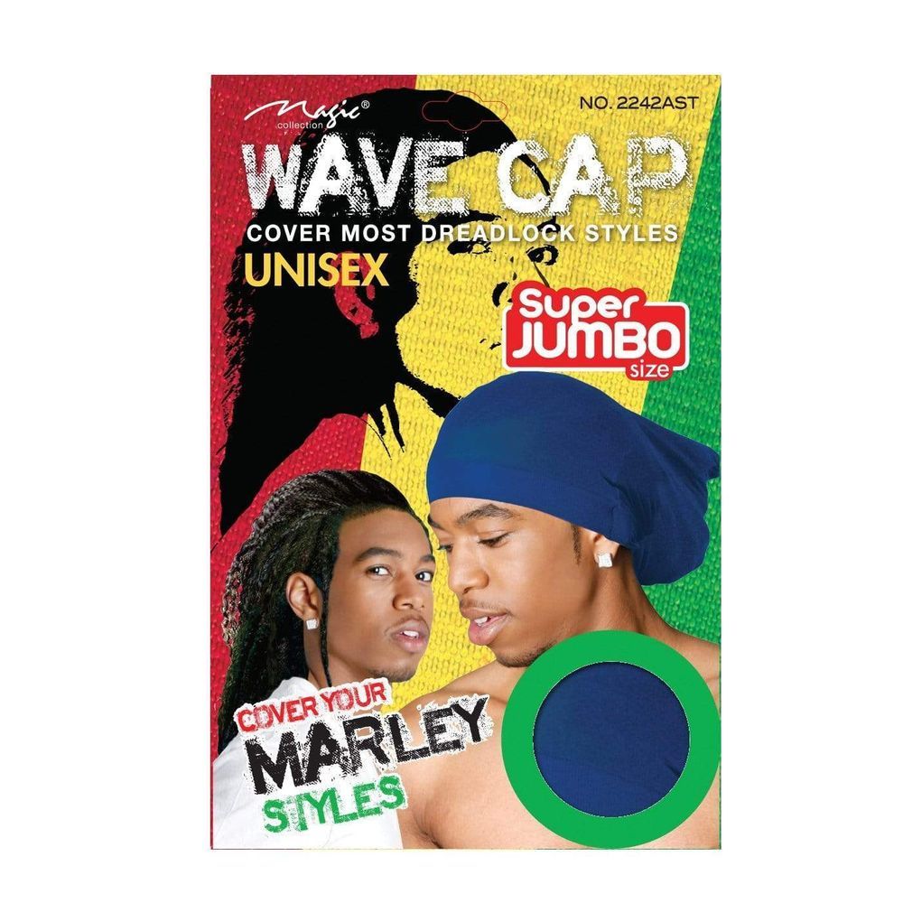 Magic Collection Wave Cap Marley Style Assorted Color Super Jumbo 2242ast