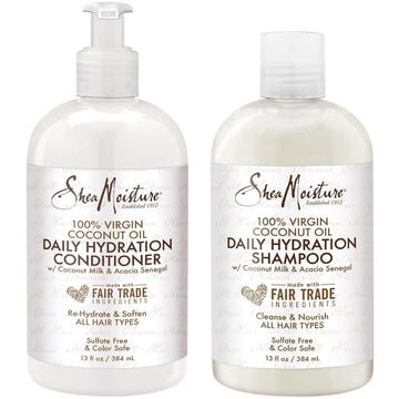 Shea Moisture Virgin Coconut Oil Shampoo & Conditioner Duo Pack