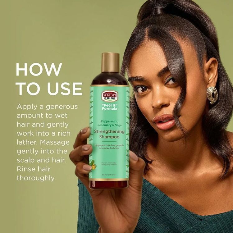 African Pride Feel It Formula Strengthening Shampoo