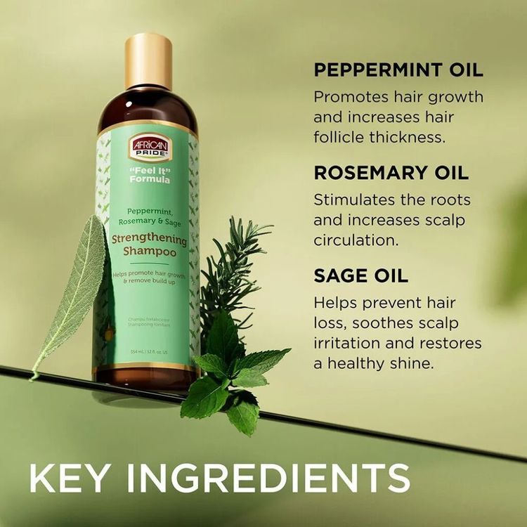African Pride Feel It Formula Strengthening Shampoo