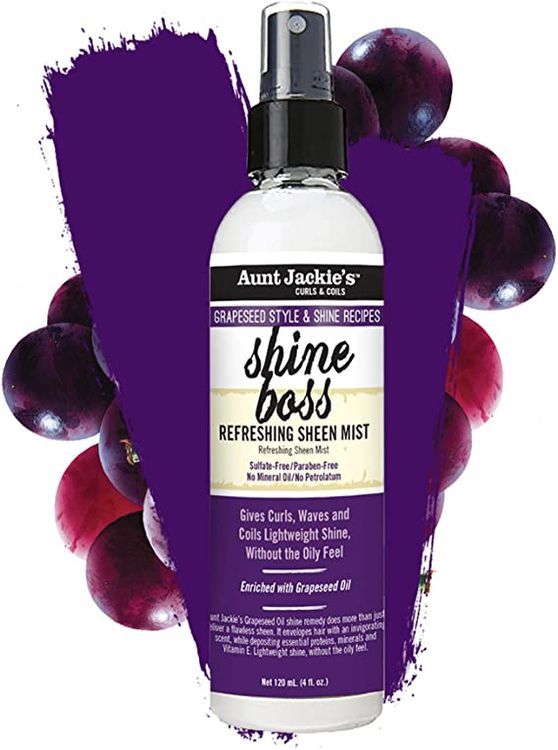 Aunt Jackie's Grapeseed Shine Boss Refreshing Sheen Mist