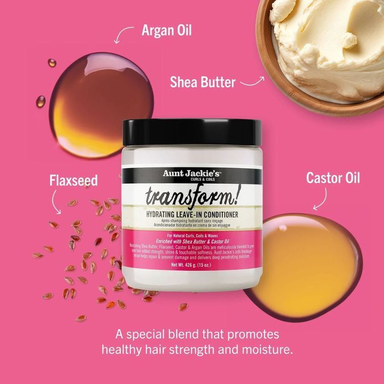 Aunt Jackie's Transform Hydrating Leave-In Conditioner
