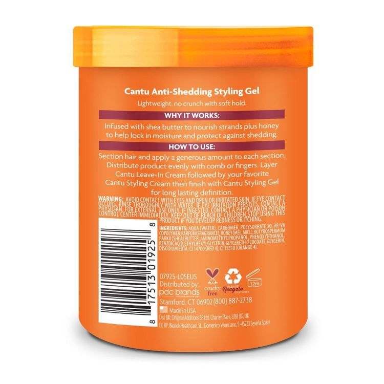 Cantu Shea Butter Anti-shedding Styling Gel