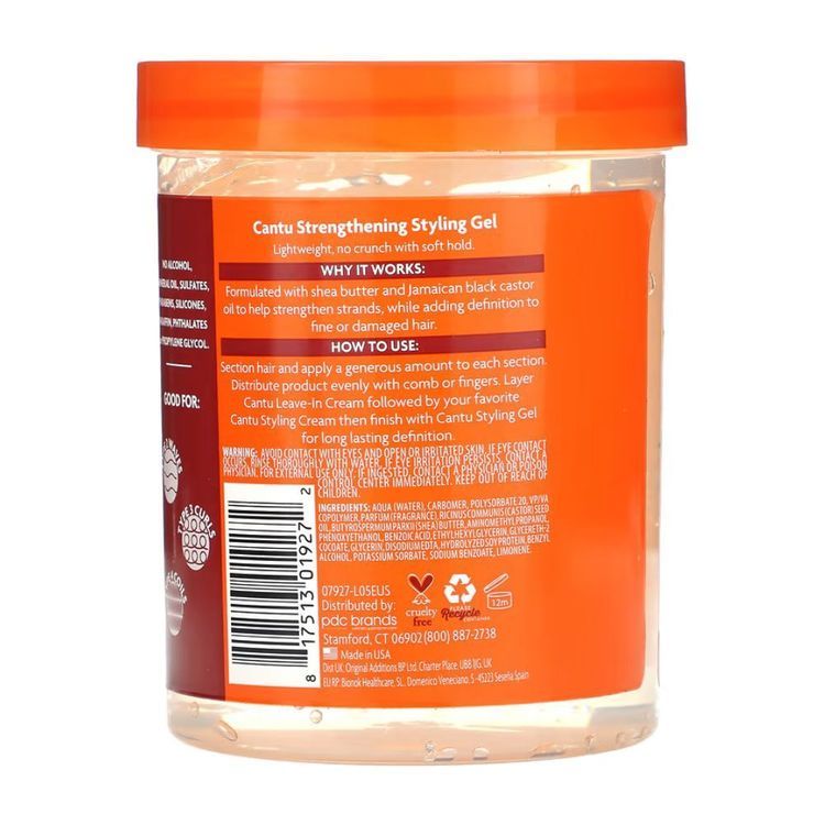 Cantu Shea Butter Strengthening Styling Gel Maximum Hold