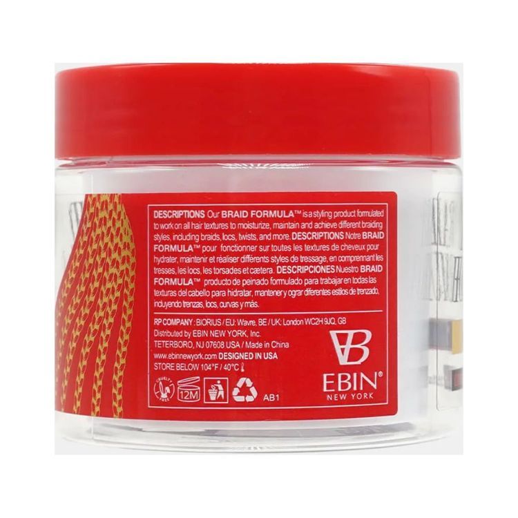 Ebin New York Braid Formula Conditioning Gel Medium Hold