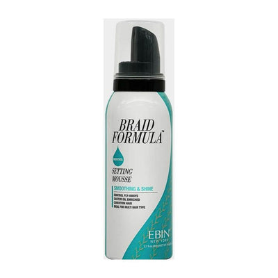 Ebin New York Braid Formula Smoothing & Shine Setting Mousse Menthol