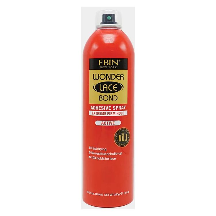 Ebin New York Wonder Lace Bond Adhesive Spray Extreme Firm Hold Active