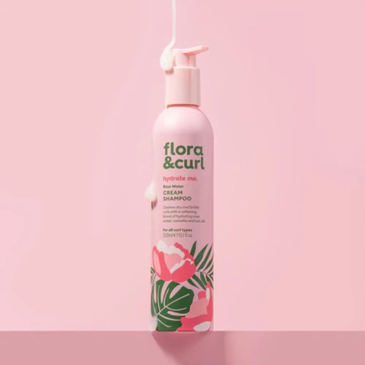 Flora & Curl Organic Rose & Honey Cream Shampoo