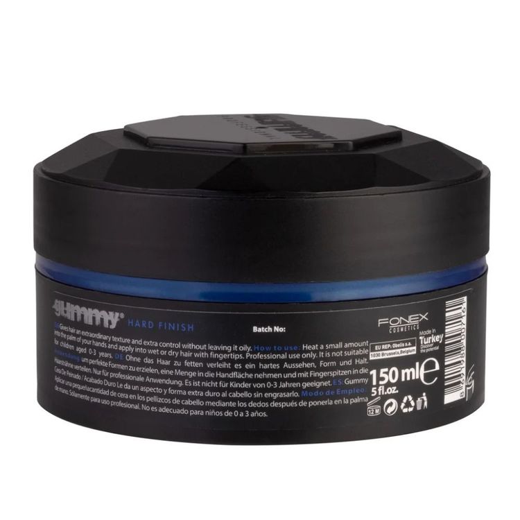 Gummy Styling Wax Hard Finish