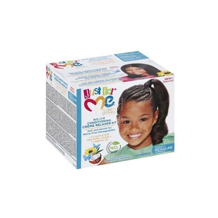 Just For Me No-lye Conditioning Créme Relaxer Kit
