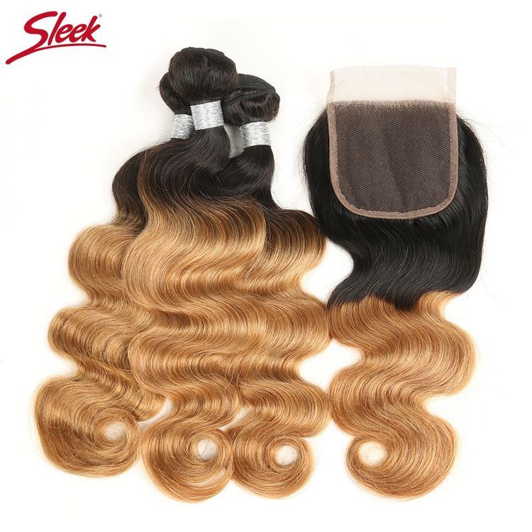 Sleek Brazilian Body Wave Closure