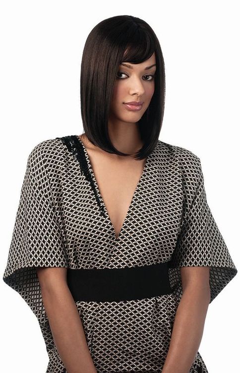 Sleek Synthetic Wig Crystal