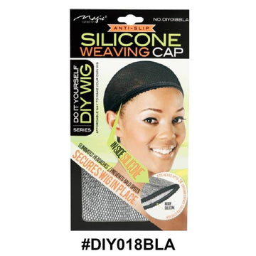 Magic Collection Silicone Weaving Cap Diy018bla