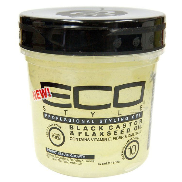 Eco Style Black Castor & Flaxseed Oil Styling Gel