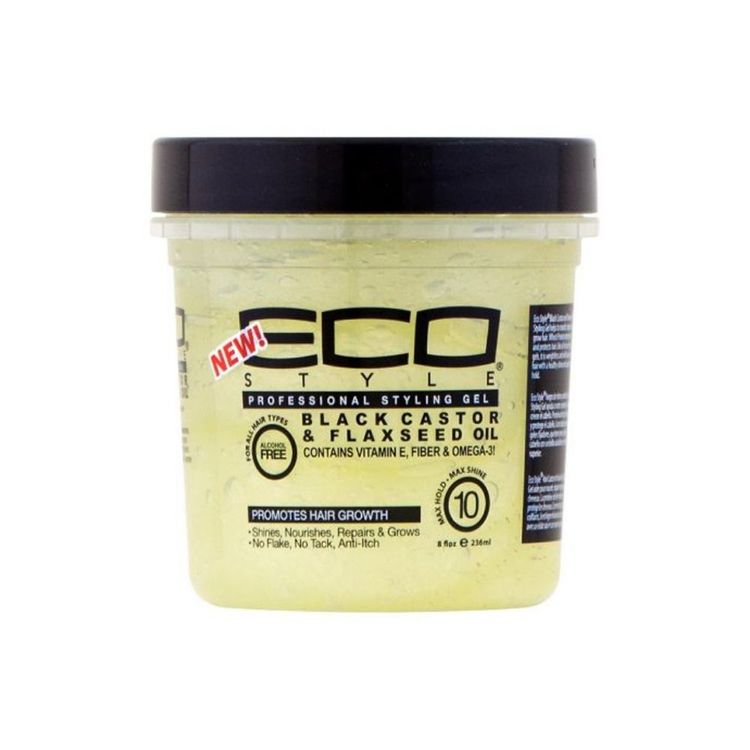 Eco Style Black Castor & Flaxseed Oil Styling Gel