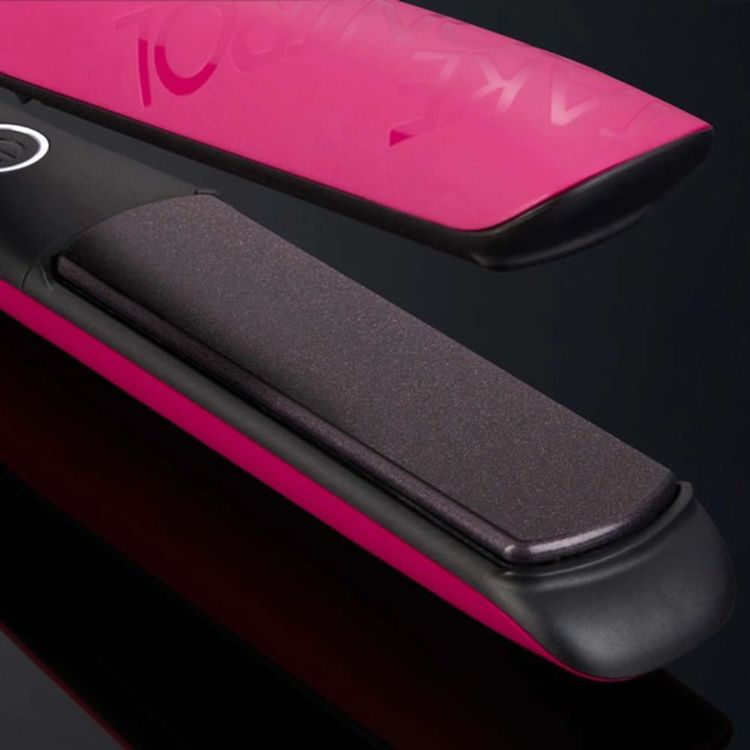ghd Platinum Hair Straightener In Pink Peach Collection With Heat Bag