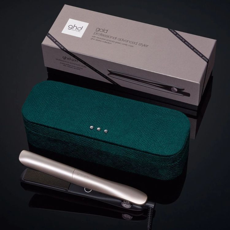 ghd gold Limited Edition Hair Straightener Warm Pewter With Metallic Accents