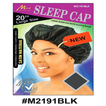 Murry Large Sleep Cap Black M2191blk
