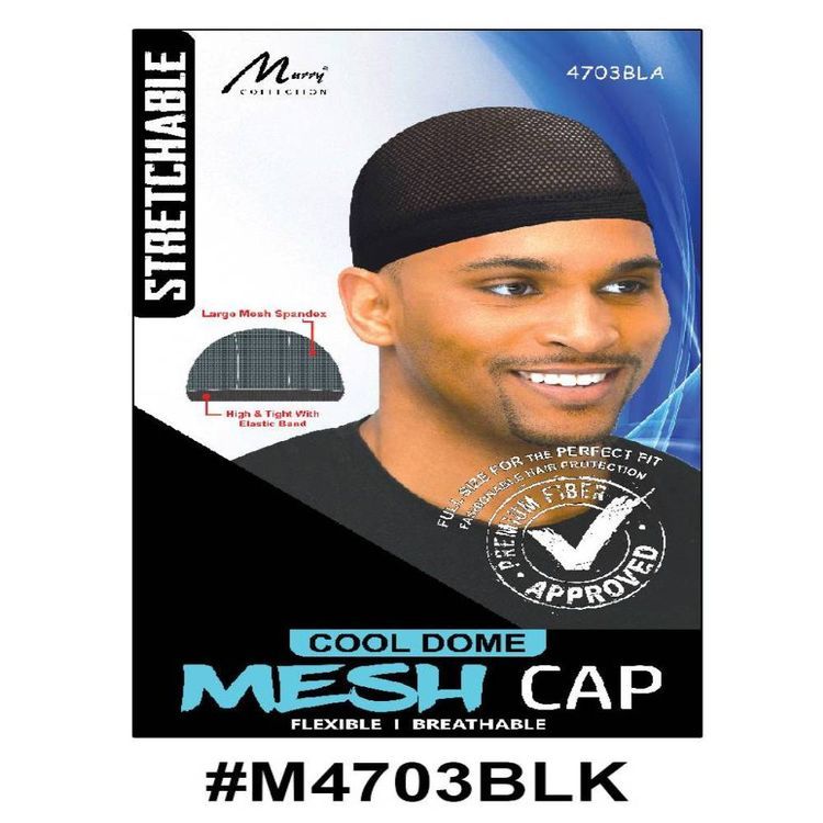Murry Mesh Cap Black M4703blk