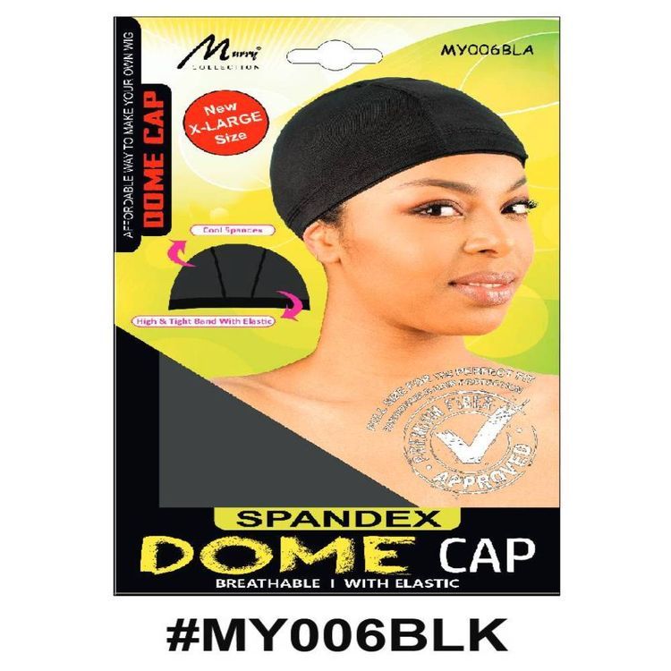 Murry X large Dome Cap Black My006blk