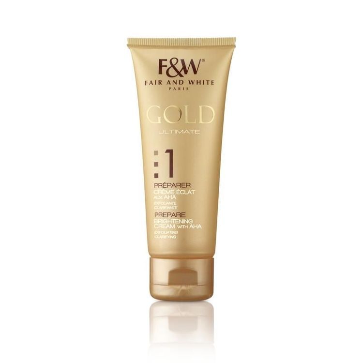 Fair & White Gold Prepare Brightening Cream With Aha