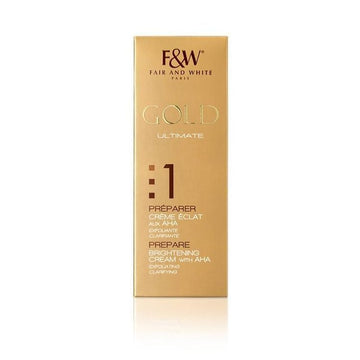Fair & White Gold Prepare Brightening Cream With Aha