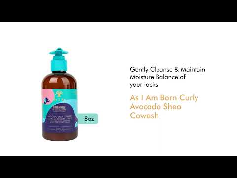 As I Am Born Curly Avocado Shea Cowash