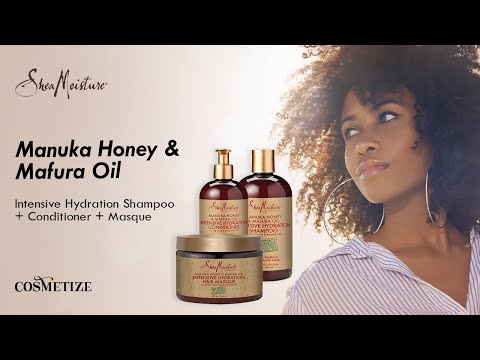 Shea Moisture Manuka Honey & Mafura Oil Intensive Hydration Shampoo + Conditioner + Masque