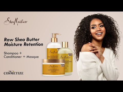 Shea Moisture Raw Shea Butter Moisture Retention Shampoo + Conditioner + Masque