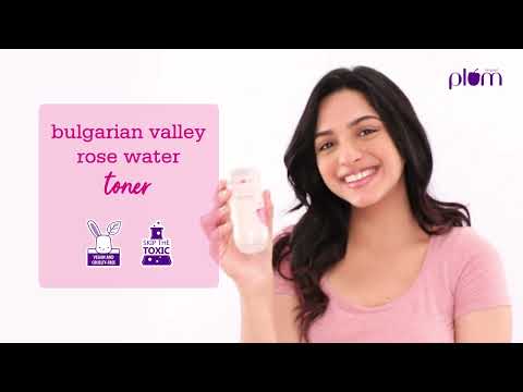 Plum Bulgarian Valley Rose Water Toner With Hyaluronic Acid & Rose Extracts