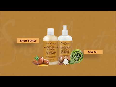 Shea Moisture Raw Shea Butter Moisture Retention Shampoo + Restorative Conditioner Duo Pack