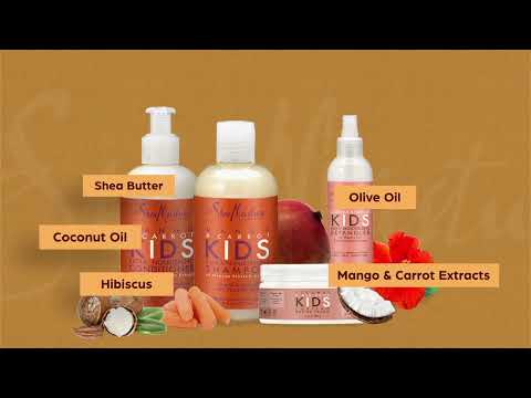 Shea Moisture Kids Extra nourishing Shampoo + Conditioner + Detangler + Cream