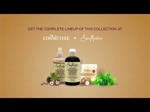 Shea Moisture Jamaican Black Castor Oil Strengthen, Grow & Restore Shampoo + Conditioner + Leave-In Conditioner 13oz, 13oz, 11oz